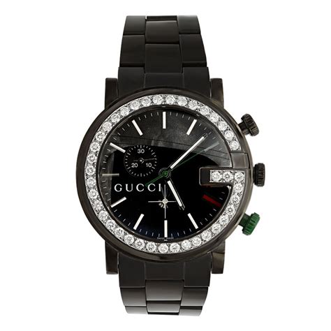 men's gucci watch diamond bezel.